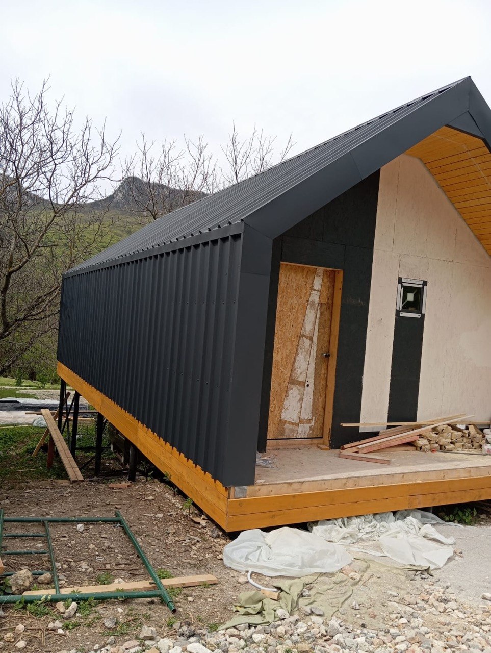 Компактный каркасный дом